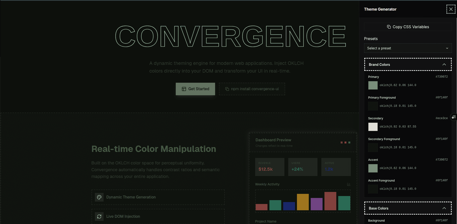 Convergence-UI Package